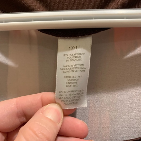 Women's Dress 1x Knee length bright colors Fall - Picture 8 of 8